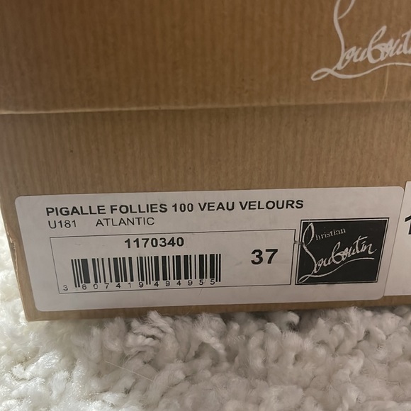 Christian Louboutin Pigalle Follies 100 Veau Velours - Picture 9 of 9